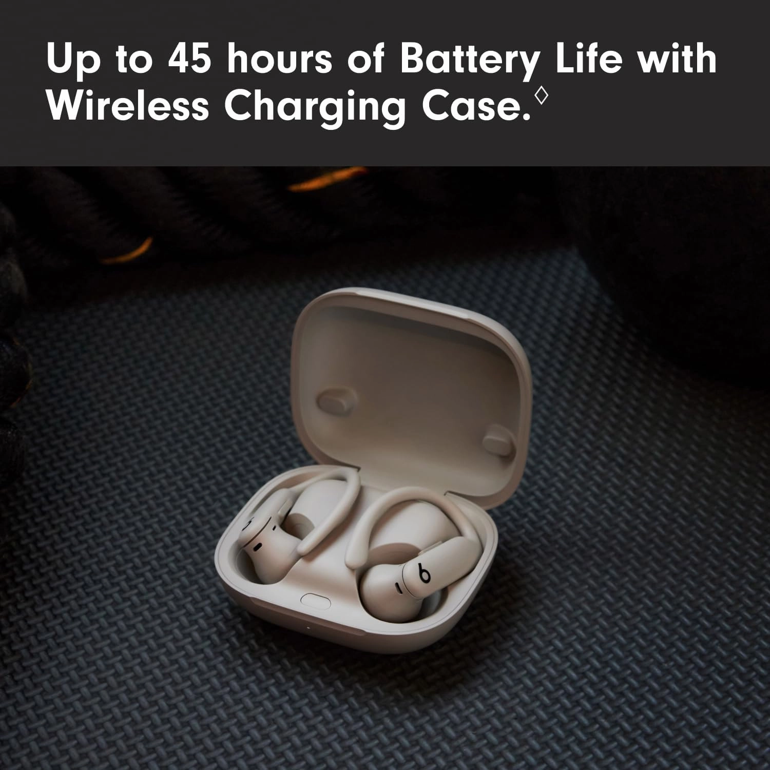 Beats Powerbeats Pro 2 Wireless Bluetooth Earbuds - Noise Cancelling, Heart Rate Monitor, IPX4, Up to 45H Battery & Charging Case, Works with Apple & Android - Quick Sand