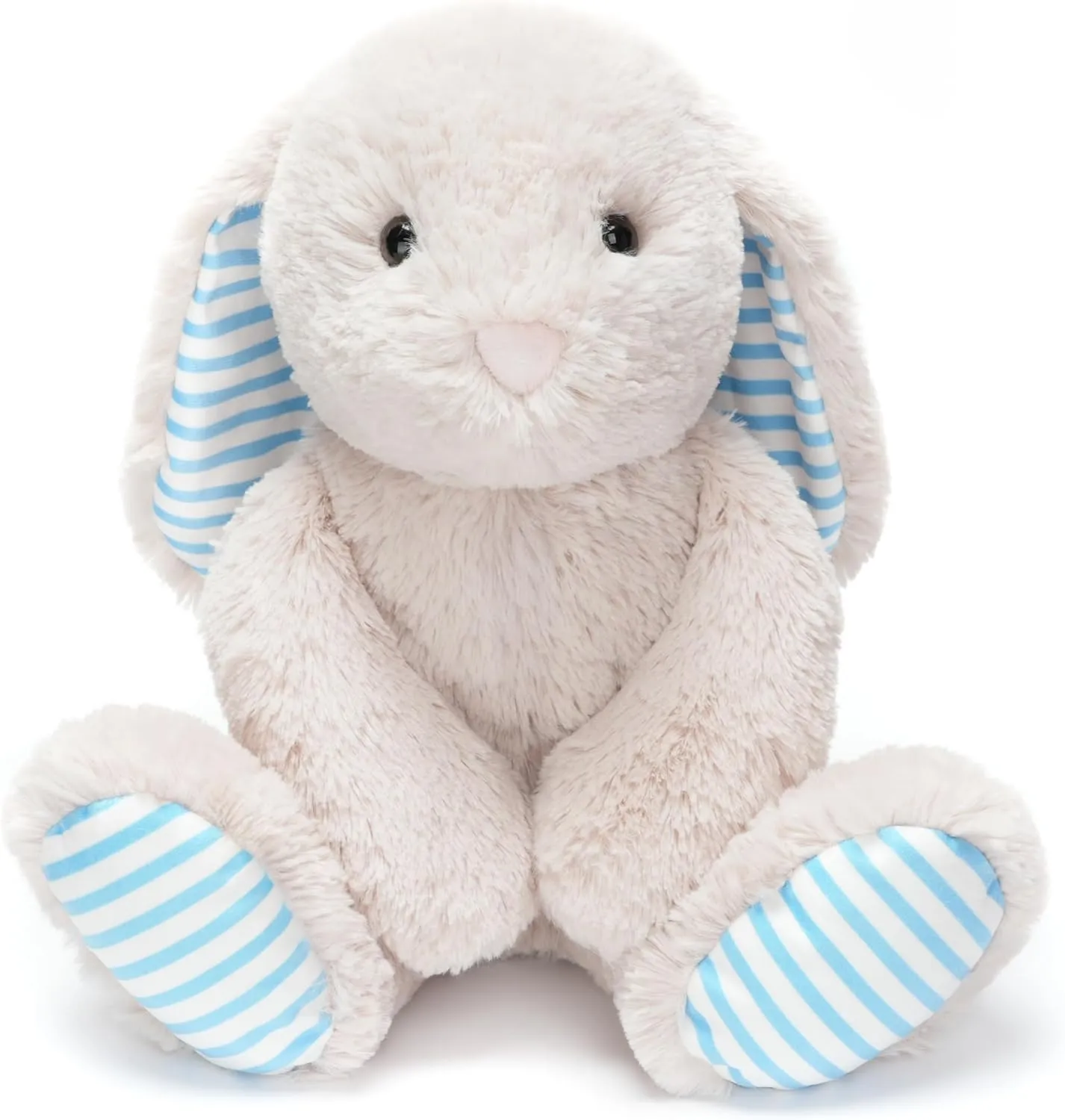 Beige Cream Bunny Rabbit Stuffed Animals Plush Toys for Kids Girls Boys Baby Birthday Bedtime Gift,17.7 inches