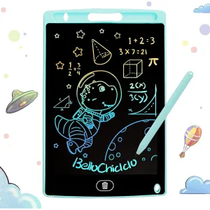 BELLOCHIDDO LCD Writing Tablet for Kids Toddlers Educational Toys Drawing Tablet 8.5 Inch Doodle Board Drawing Board Travel Toys Christmas Birthday Gifts for 3 4 5 6 7 8 Years Old Boys Girls (Blue)