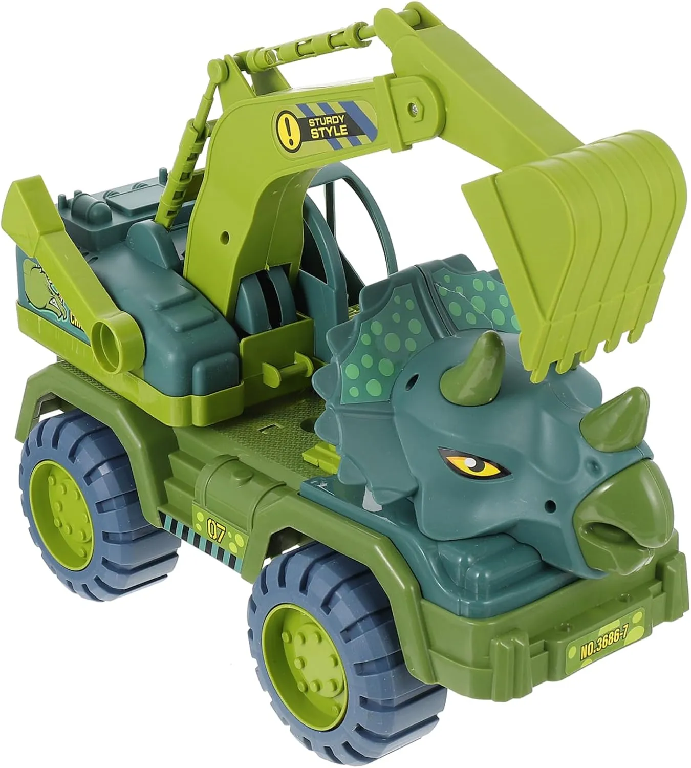 BESPORTBLE 1 Set Cartoon Dinosaur Pull Back Car Plaything for Interactive Fun for Dinosaur Themed Parties No Battery Design Ages