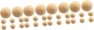 BESPORTBLE 16 Pcs Wooden Football Tabletop Accessories Wood Desktop