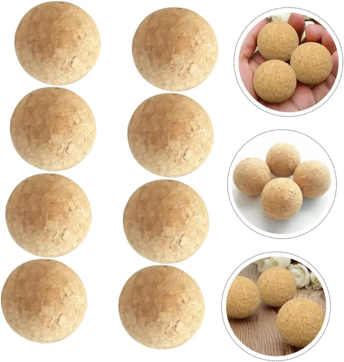 BESPORTBLE 16 Pcs Wooden Football Tabletop Accessories Wood Desktop