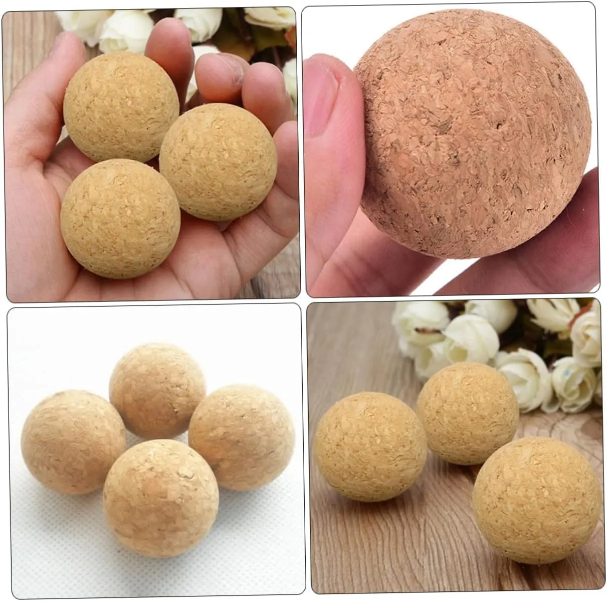 BESPORTBLE 16 Pcs Wooden Football Tabletop Accessories Wood Desktop