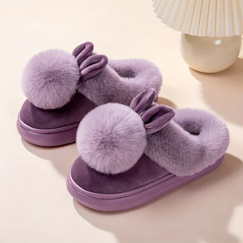 Bianca Plush Rabbit Slippers