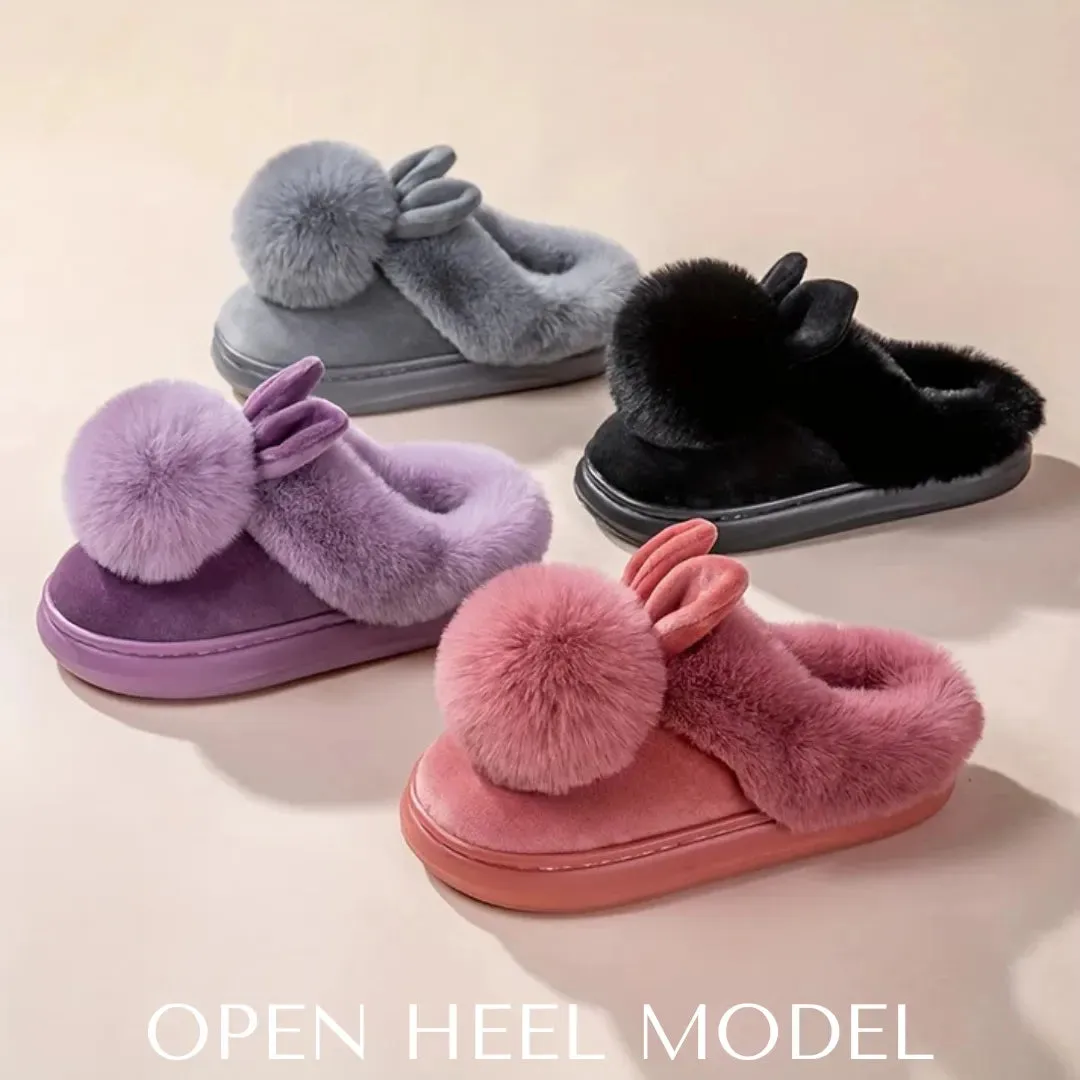 Bianca Plush Rabbit Slippers