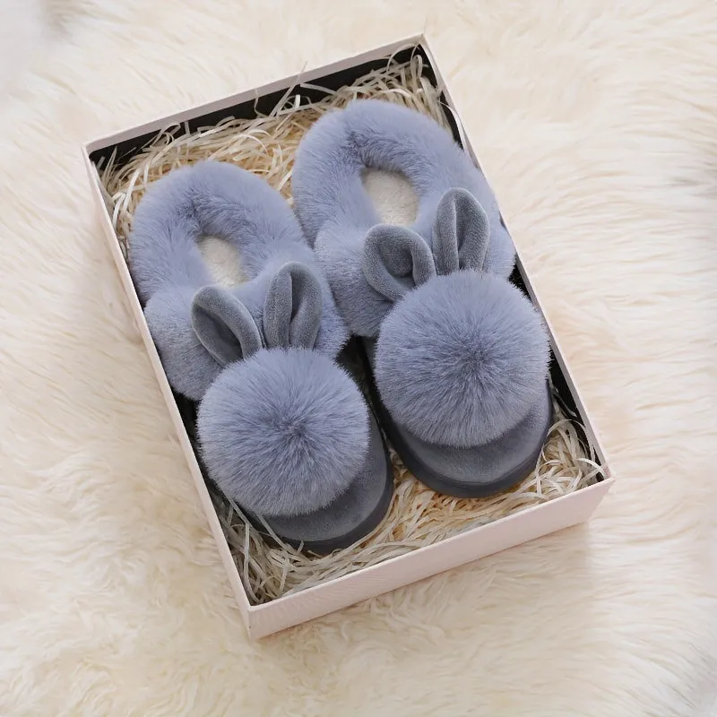 Bianca Plush Rabbit Slippers