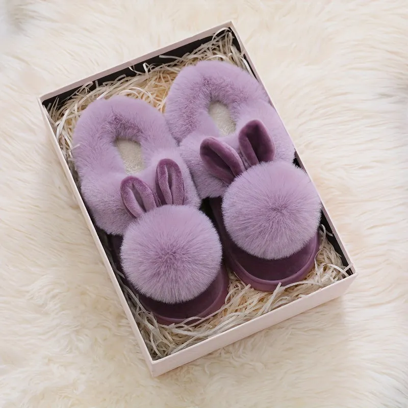 Bianca Plush Rabbit Slippers