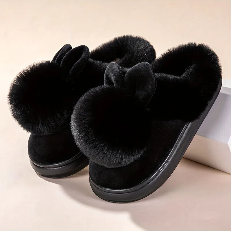 Bianca Plush Rabbit Slippers