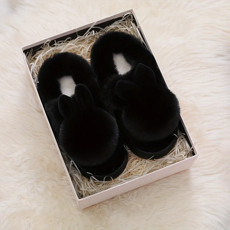 Bianca Plush Rabbit Slippers