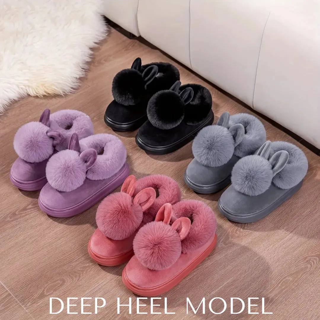 Bianca Plush Rabbit Slippers