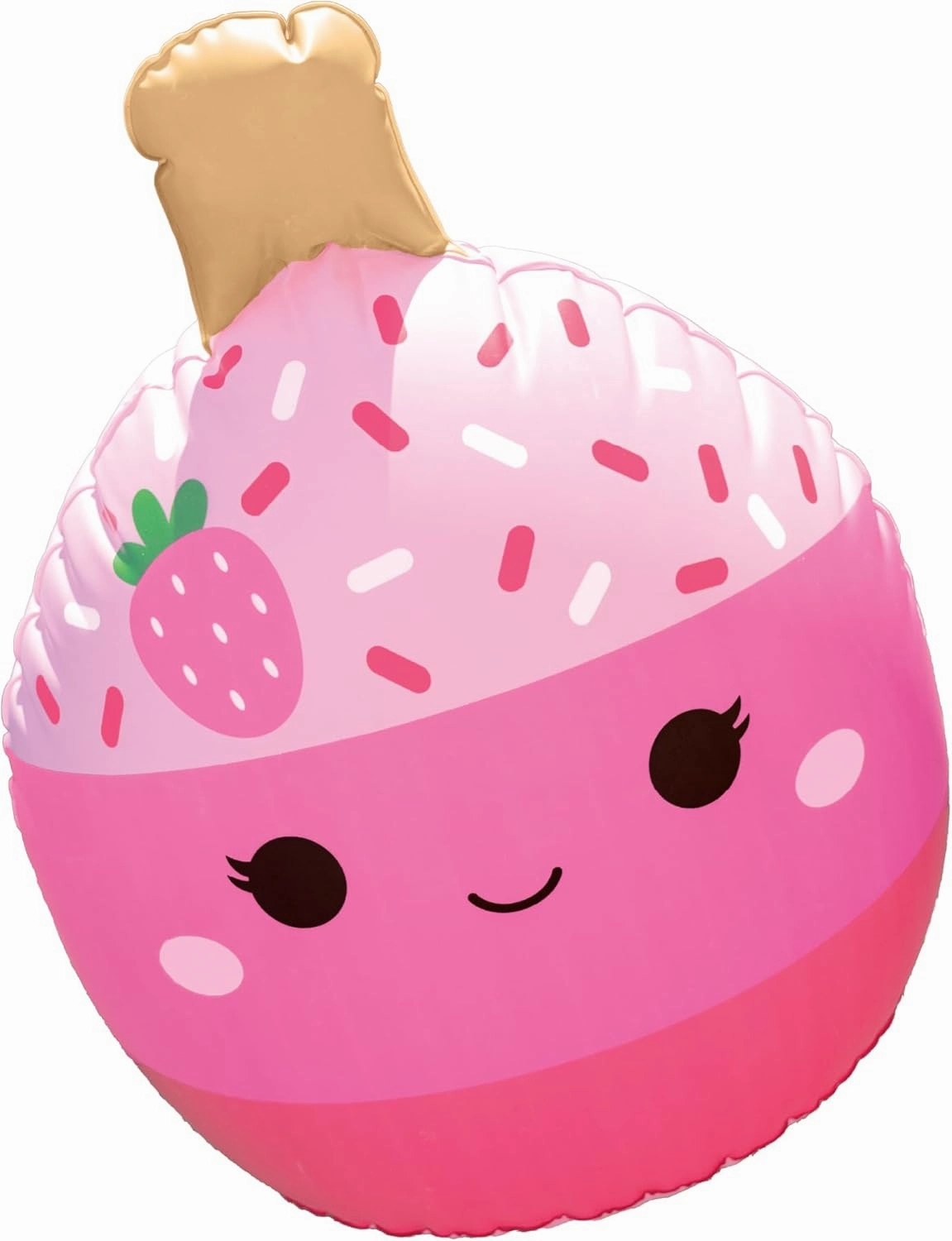 BigMouth x Squishmallows Squishmallows Pama Cake Pop Beach Bobber – Adorable Floating Character for Pool and Beach Fun – Lightweight, Easy to Inflate, Collectible Summer Toy