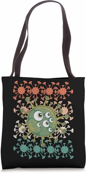 Biology Lab Microbiologist Biologist Cultured Bacteria Tote Bag