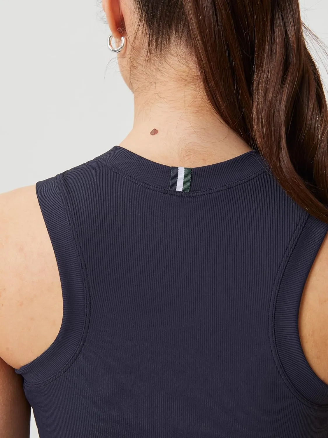 Bjorn Borg Ace Rib Tank Pocket, Racerback Tennis Top with Ball Pocket