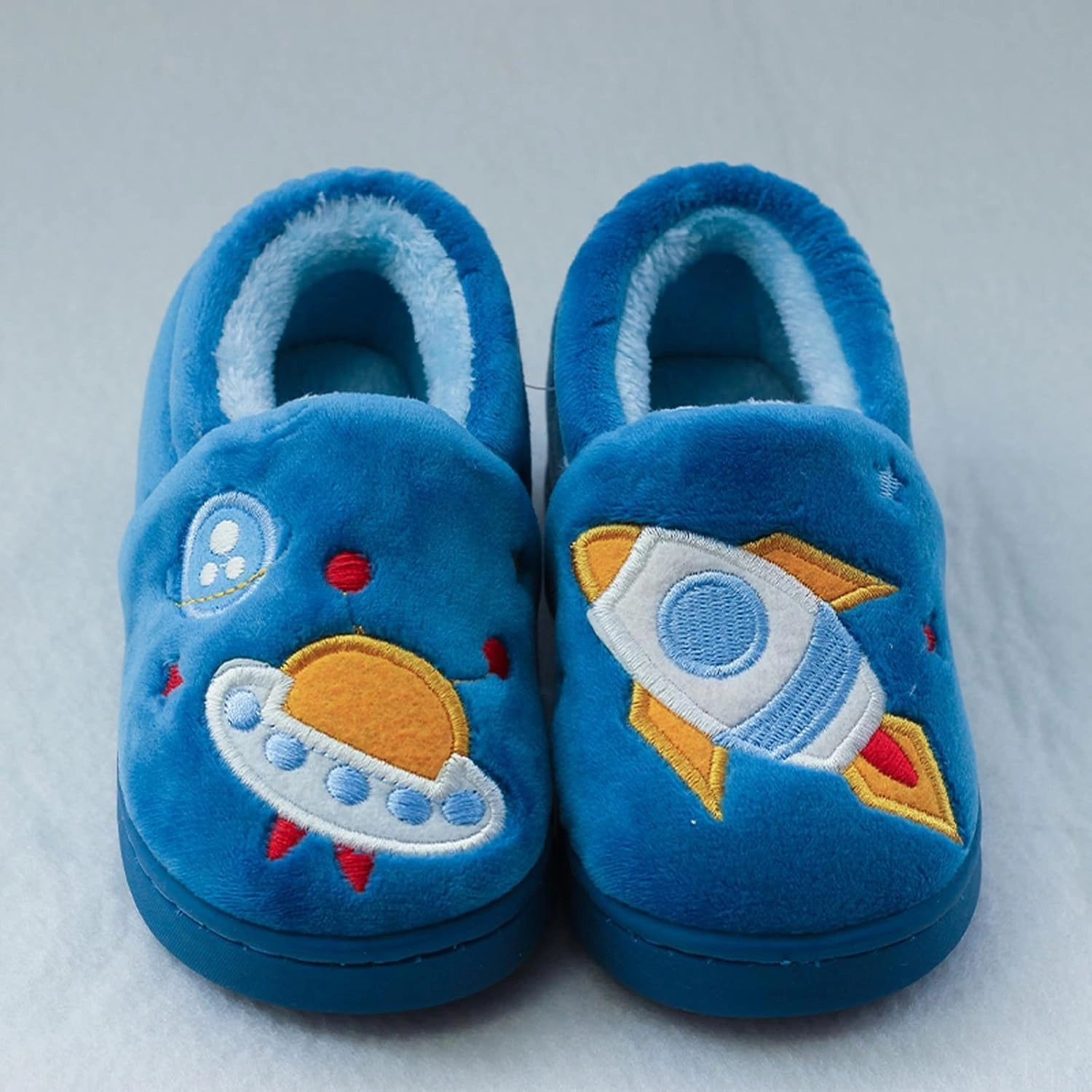 BMINFEE Garden Shoes Girls Cute Slippers Cartoon Memory Cotton Children's Plush Warm Winter Home shoes Boys Unisex Slides