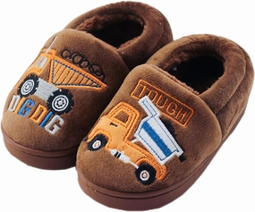 BMINFEE Garden Shoes Girls Cute Slippers Cartoon Memory Cotton Children's Plush Warm Winter Home shoes Boys Unisex Slides