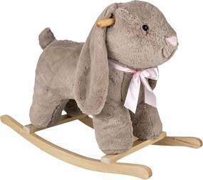 Bonnie Bunny Ride On Toy with Big Floppy Ears, Stuffed Animal Rockers for 18  Month Old Infants and Toddlers, Stuffed Rocking Animal Child Rocking Toy (Bonnie Bunny) Forest & Twelfth