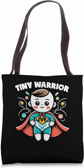 Born With Love Born With Science Fertilization Pregnancy IVF Tote Bag