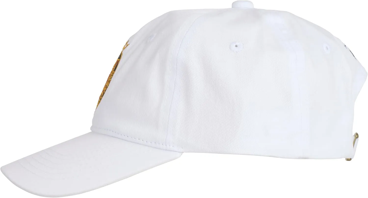 Brooks Brothers Men’s Classic 100% Cotton Twill Baseball Cap - Woven Logo One-Size Adjustable Hat, Navy Classic