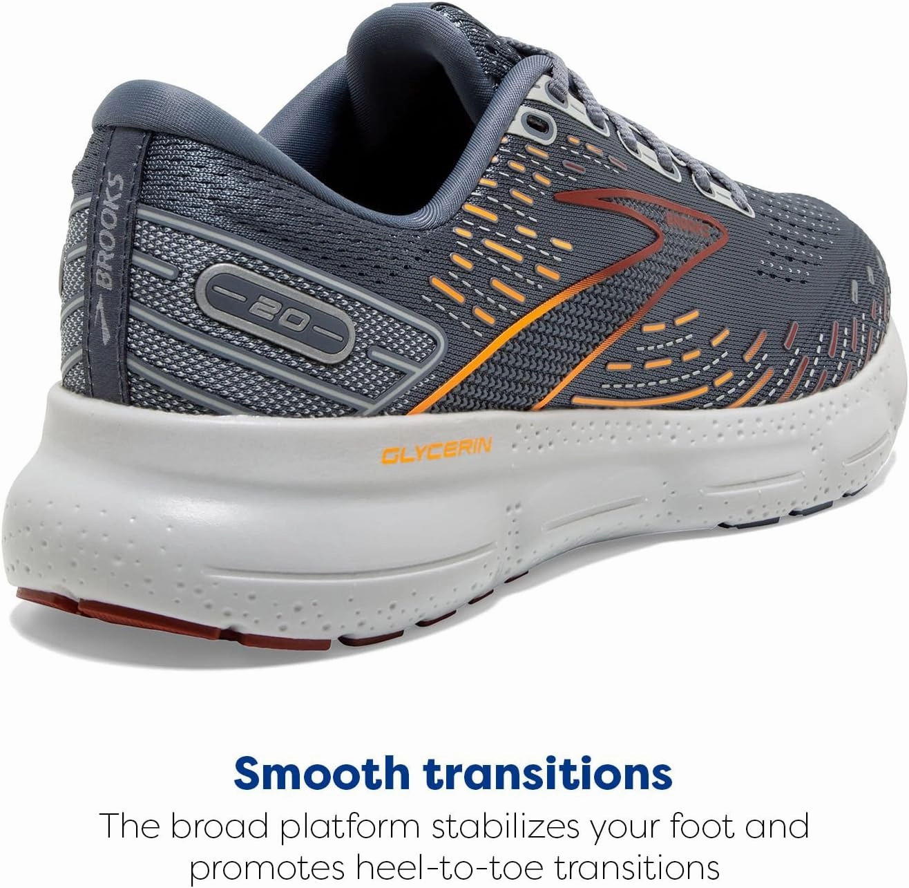 Brooks Men's Glycerin 20 Neutral Running Shoe