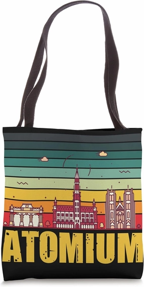 Brussels Atomium Science Atomic nucleus Physic Atom Tote Bag