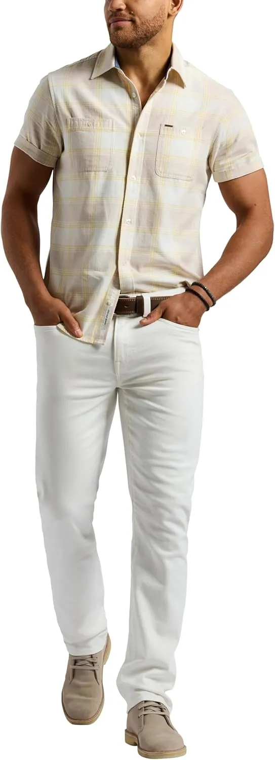 Buffalo David Bitton Men's Short Sleeve Solid Button Down