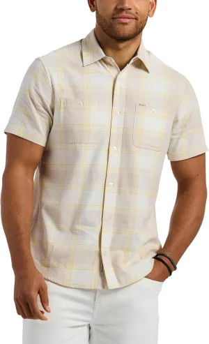 Buffalo David Bitton Men's Short Sleeve Solid Button Down