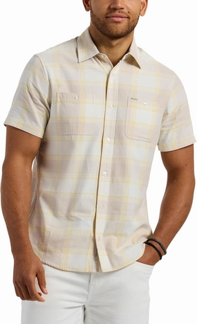 Buffalo David Bitton Men's Short Sleeve Solid Button Down