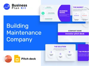 Building Maintenance Company Pitch Deck Example