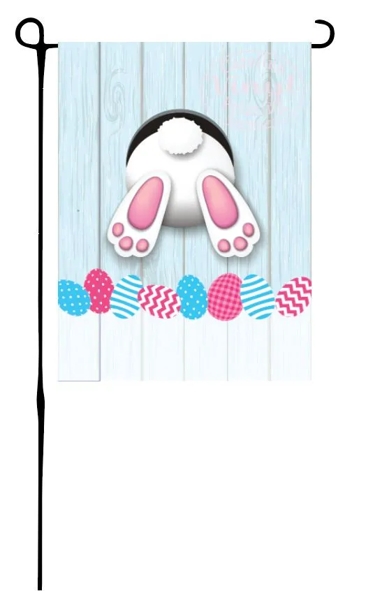 Bunny in Hole Garden Flag