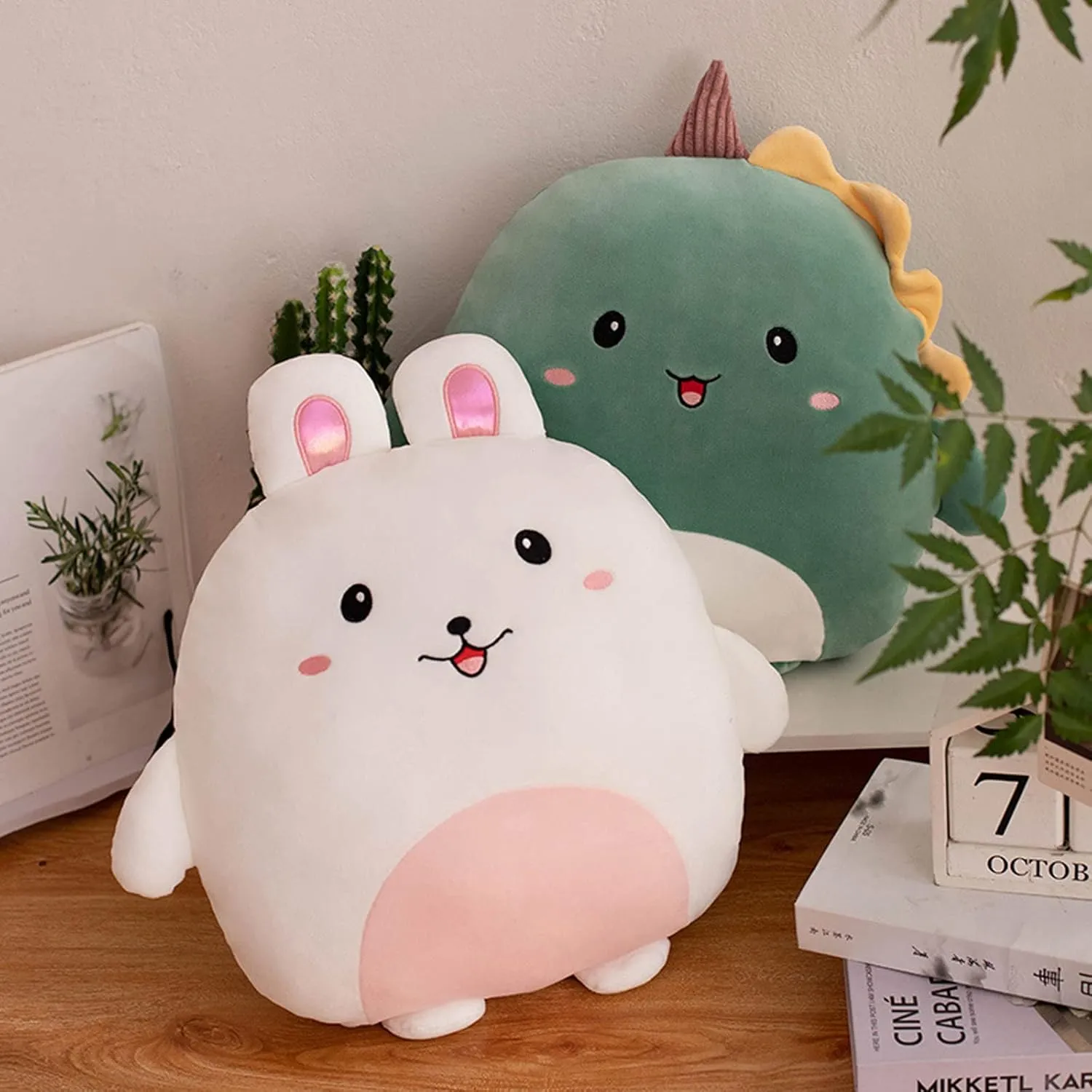 Bunny Plush Pillow, 16 inch Bunny Stuffed Animal Toy Rabbit Bunny Plushies Throw Pillow Toys Gifts for Room Decor Kids Birthday Valentine