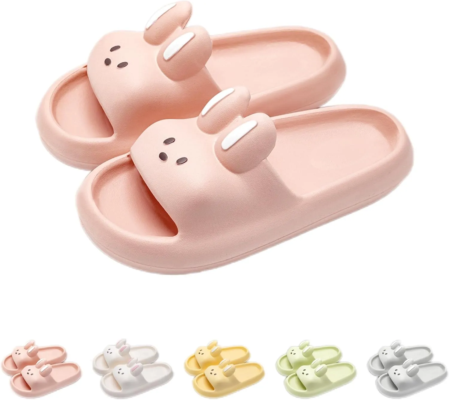 Bunny Slippers - Women's Lovely Summer Indoor Home Non-slip Thick Sole Couple Slippers
