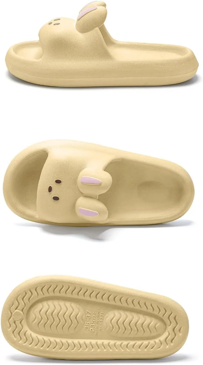 Bunny Slippers - Women's Lovely Summer Indoor Home Non-slip Thick Sole Couple Slippers