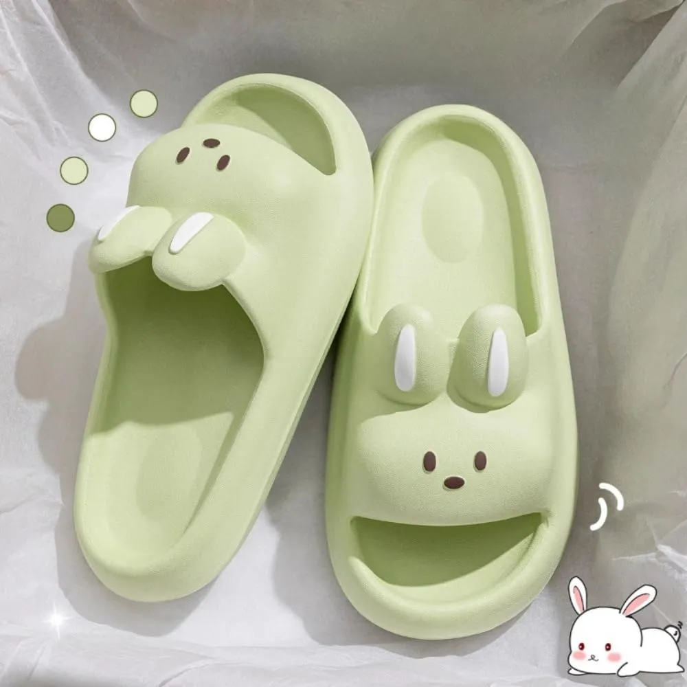Bunny Slippers - Women's Lovely Summer Indoor Home Non-slip Thick Sole Couple Slippers