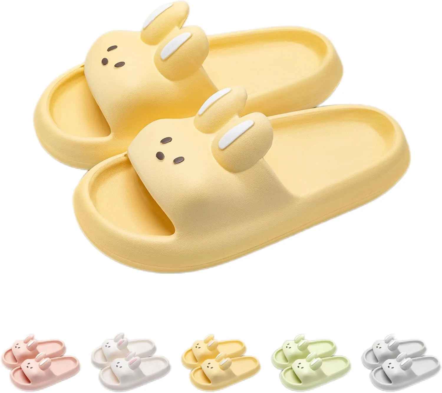Bunny Slippers - Women's Lovely Summer Indoor Home Non-slip Thick Sole Couple Slippers