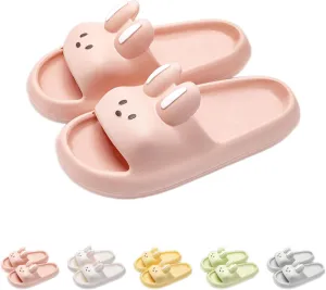 Bunny Slippers - Women's Lovely Summer Indoor Home Non-slip Thick Sole Couple Slippers