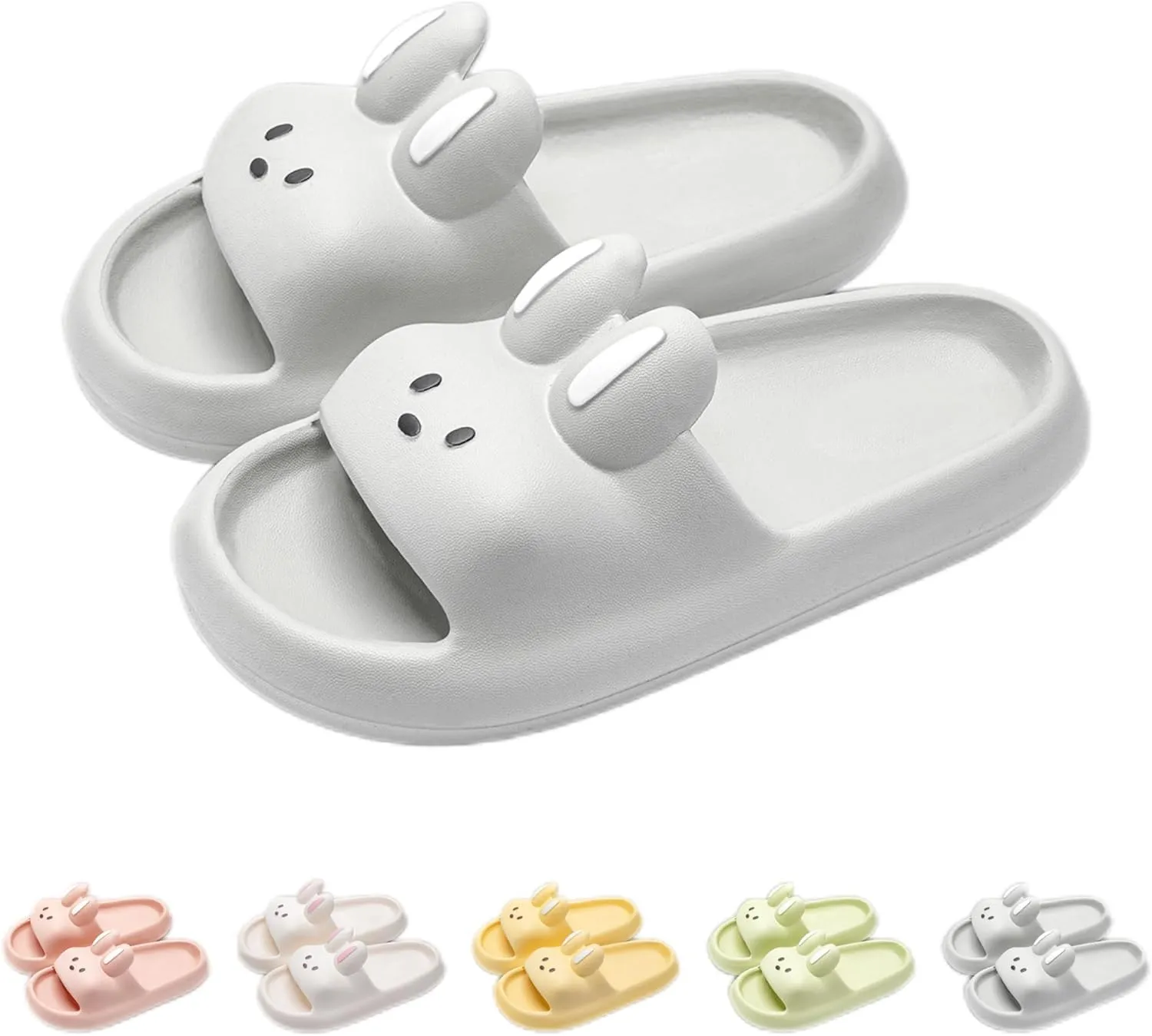 Bunny Slippers - Women's Lovely Summer Indoor Home Non-slip Thick Sole Couple Slippers
