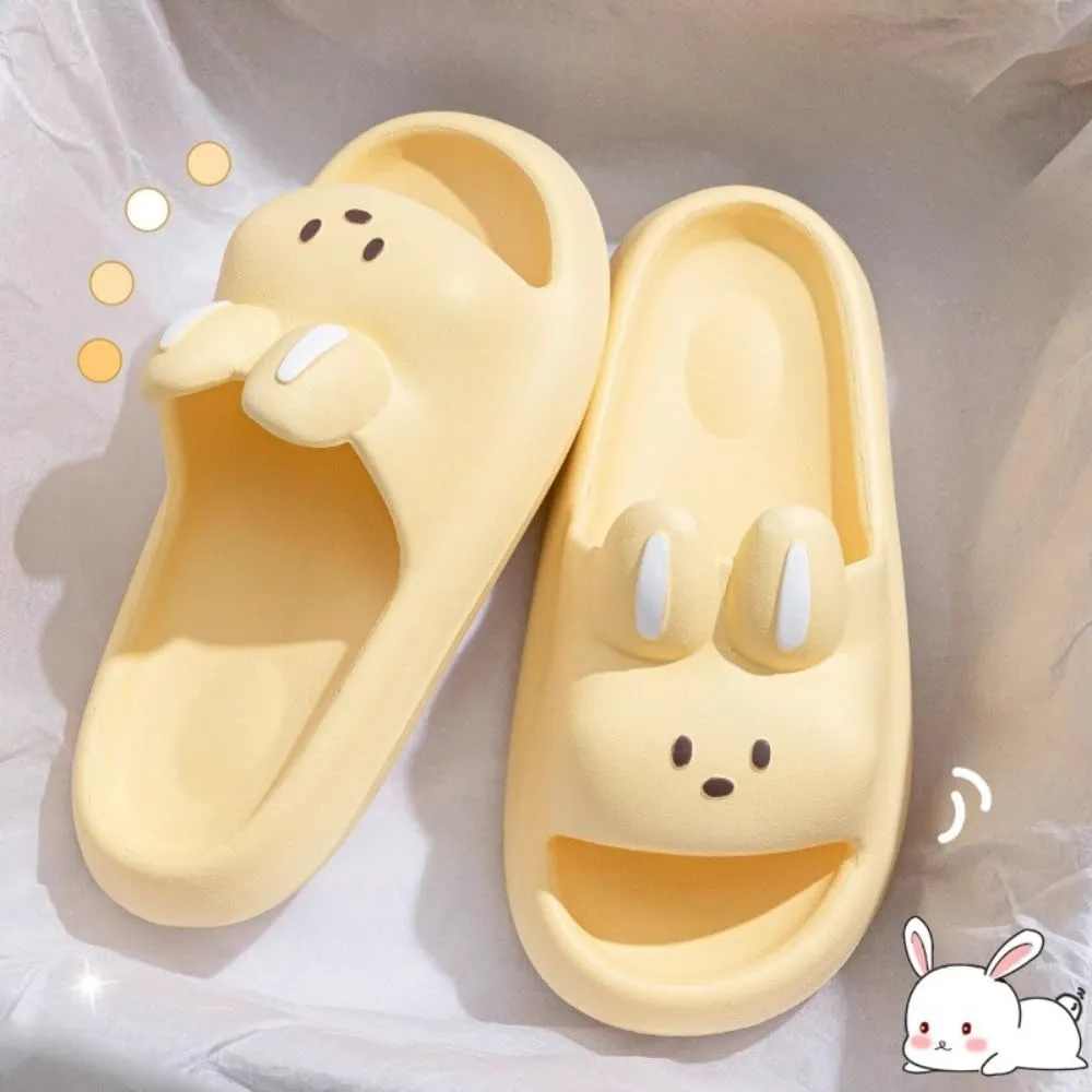 Bunny Slippers - Women's Lovely Summer Indoor Home Non-slip Thick Sole Couple Slippers
