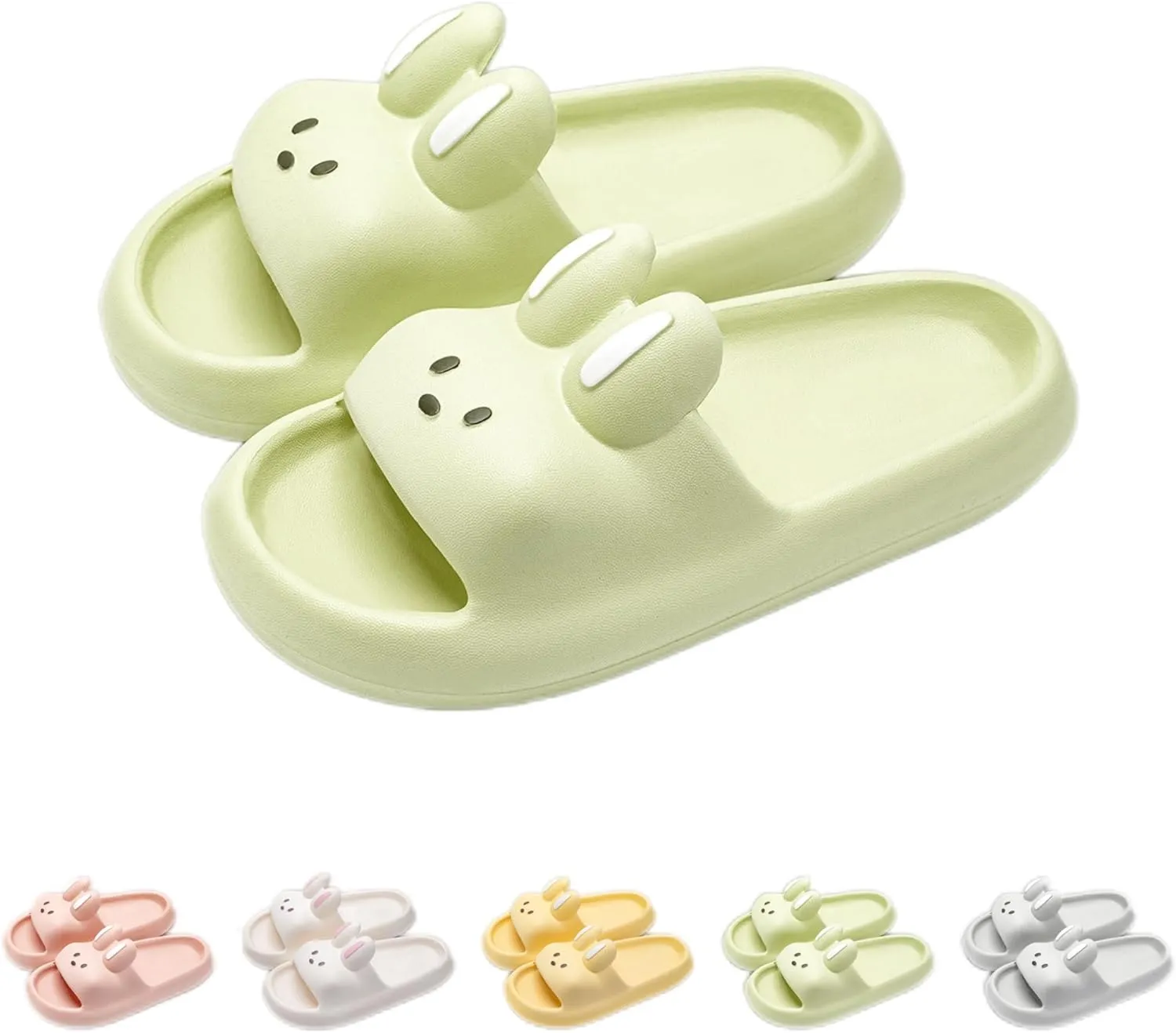 Bunny Slippers - Women's Lovely Summer Indoor Home Non-slip Thick Sole Couple Slippers