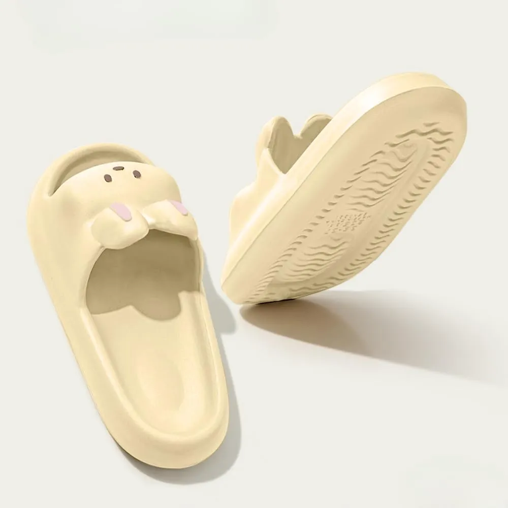 Bunny Slippers - Women's Lovely Summer Indoor Home Non-slip Thick Sole Couple Slippers