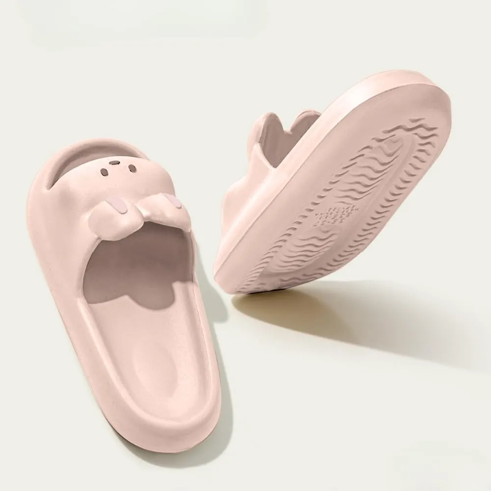 Bunny Slippers - Women's Lovely Summer Indoor Home Non-slip Thick Sole Couple Slippers