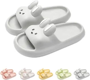 Bunny Slippers - Women's Lovely Summer Indoor Home Non-slip Thick Sole Couple Slippers