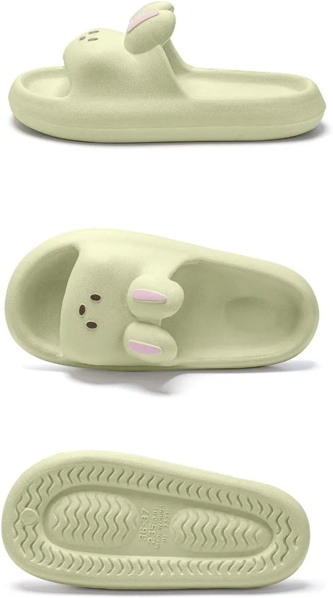 Bunny Slippers - Women's Lovely Summer Indoor Home Non-slip Thick Sole Couple Slippers