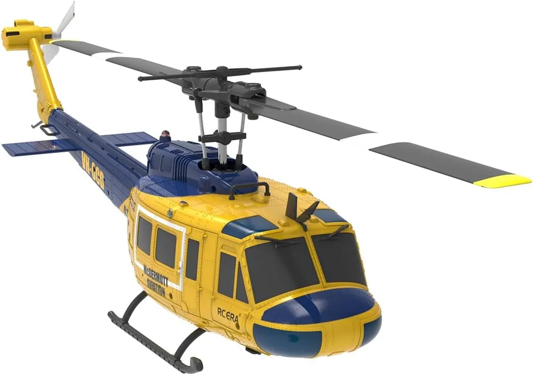 C032 Remote Control Helicopter, Ultra-high Simulated RC Helicopter, 1/48 Scale 2.4G 6CH RC Electric Airplane Model, Collectable RC Flying Helicopte for Adults - RTF