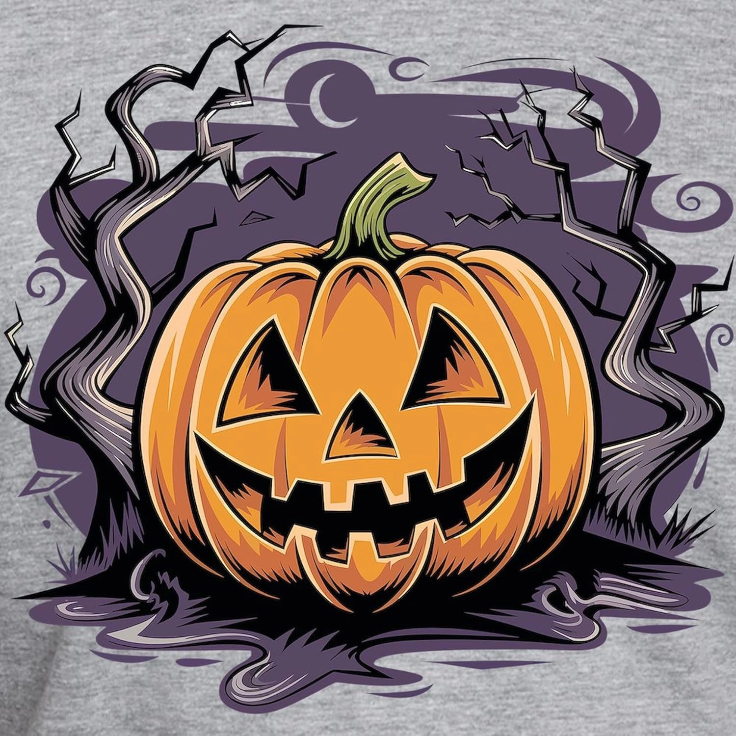 CafePress Jack O' Lantern Magic Men's Classic T Shirt Men's Semi-Fitted Classic Cotton T-Shirt