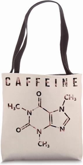 Caffeine Molecule - Coffee & Hot Drink Gift Unisex Style Tote Bag