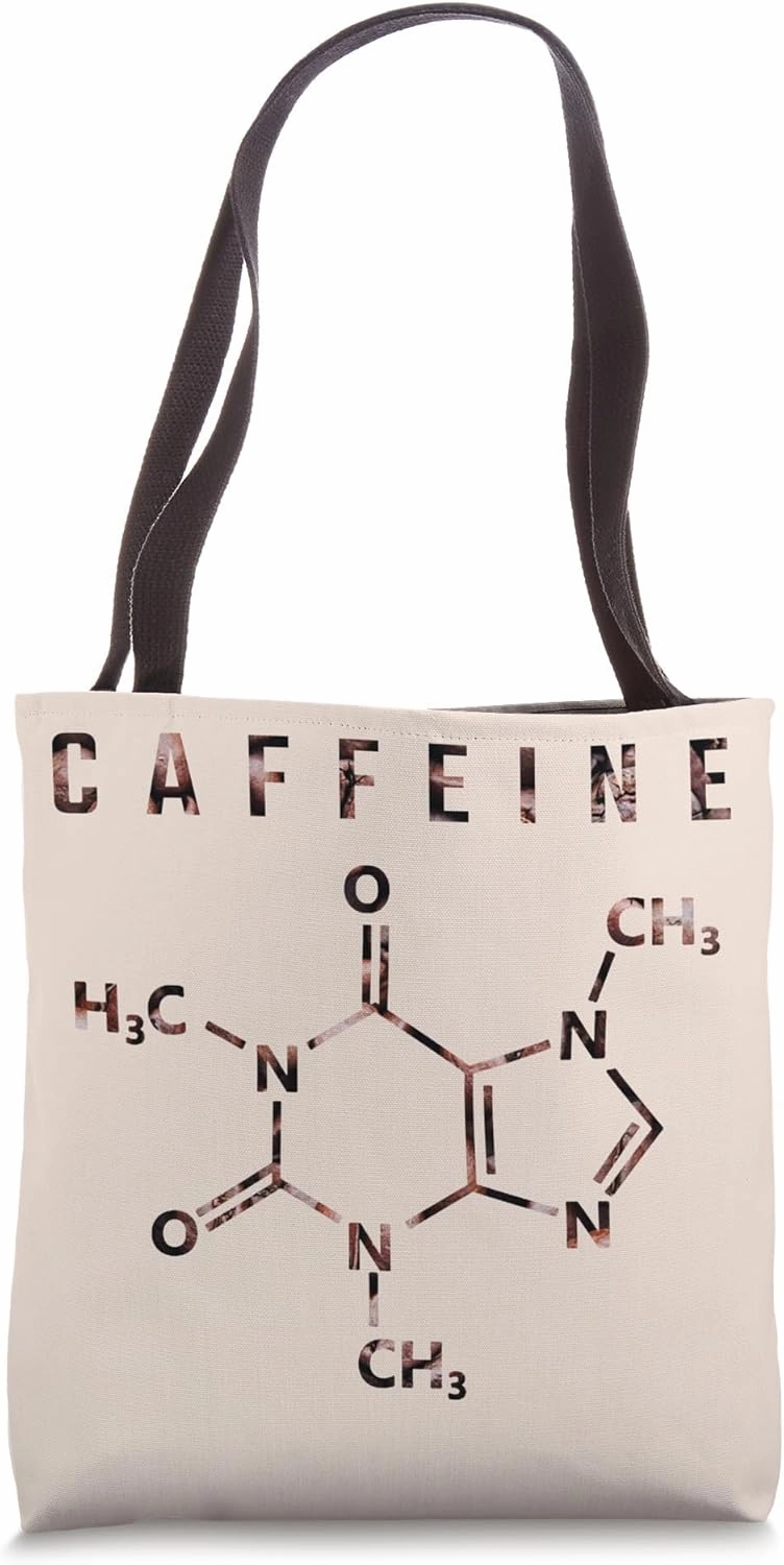 Caffeine Molecule - Coffee & Hot Drink Gift Unisex Style Tote Bag