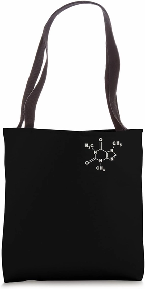 Caffeine Molecule Science Coffee Lover Chemists Geeks Tote Bag