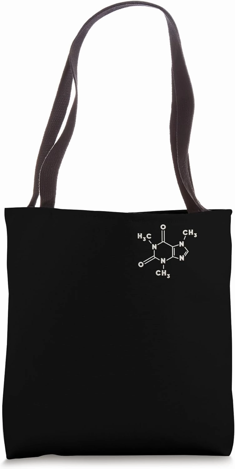 Caffeine Molecule Science Coffee Lover Chemists Geeks Tote Bag