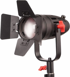 Came-TV Boltzen 30W B-30 COB Fresnel Focusable Led Video Light, High Output Fan-Less Daylight 5600K CRI96  TLCI97 Dimmable 0%-100% Dual Power Supply W/Filter Set, Removable Barn-Door, Carry Bag