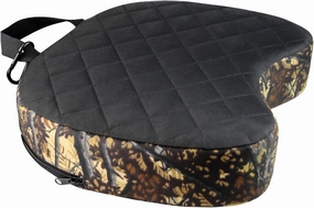 Camouflage Stadium Seat Pad Cushion, Outdoor Camping Hunting Cushion, 15.7" L x 11.4" W x 2.8" H, Foam Fill, Firm, Water-Resistant, Durable